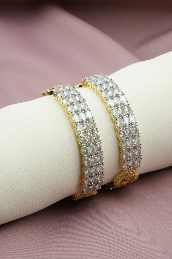 Elegant Silver Bangle with Designer Detailing - Victorian Jaipur