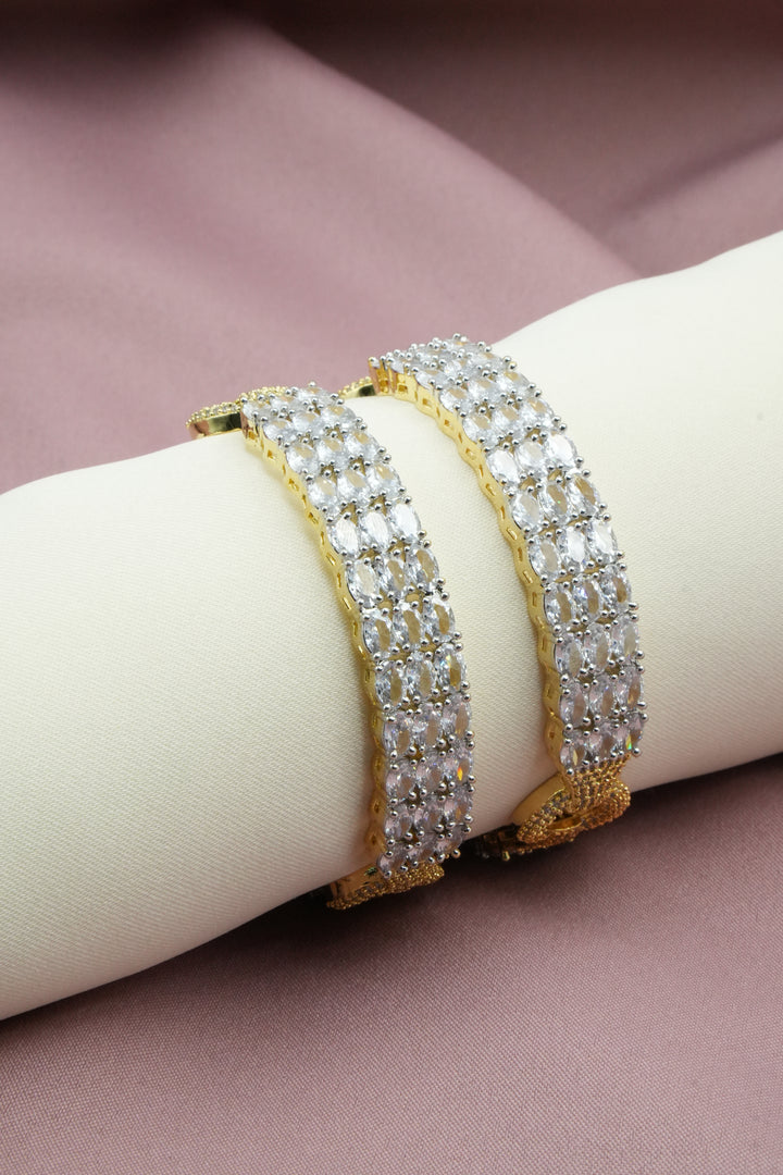Elegant Silver Bangle with Designer Detailing - Victorian Jaipur