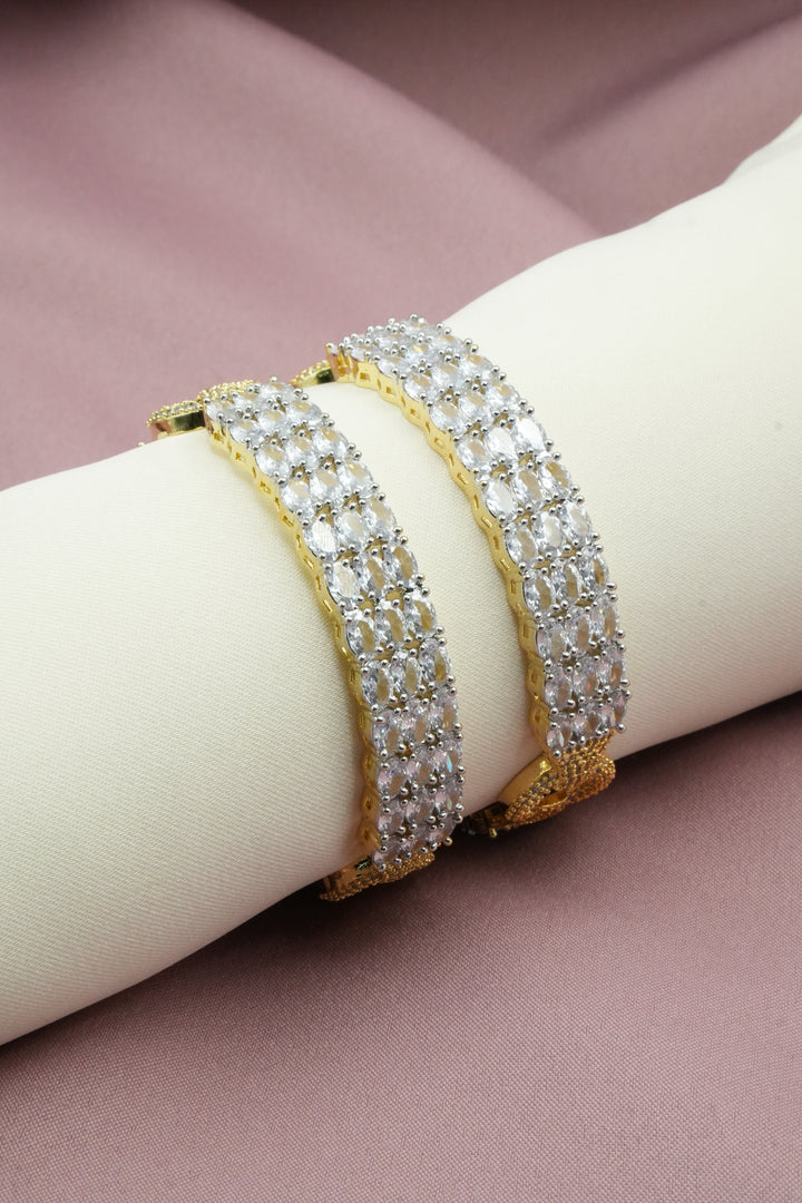 Elegant Silver Bangle with Designer Detailing - Victorian Jaipur