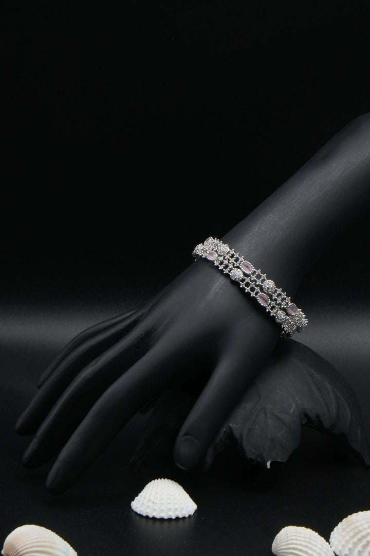 Graceful Glamour: Handcrafted Gemstone Bangles - Victorian Jaipur