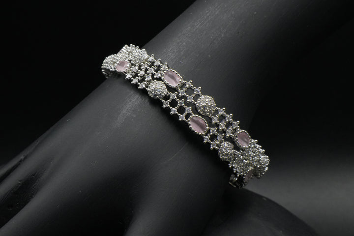 Graceful Glamour: Handcrafted Gemstone Bangles - Victorian Jaipur