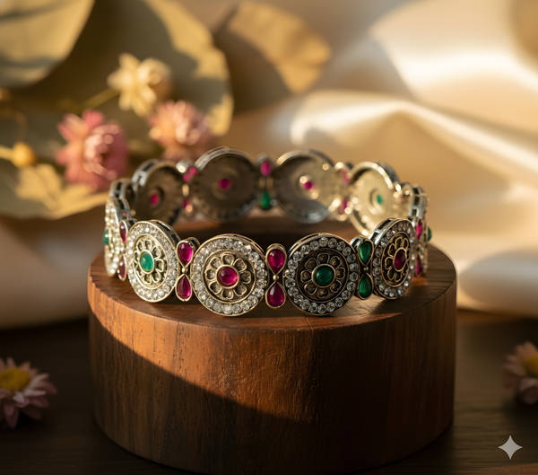 Silver-Plated Bangles for Women – Grace with Every Sparkle