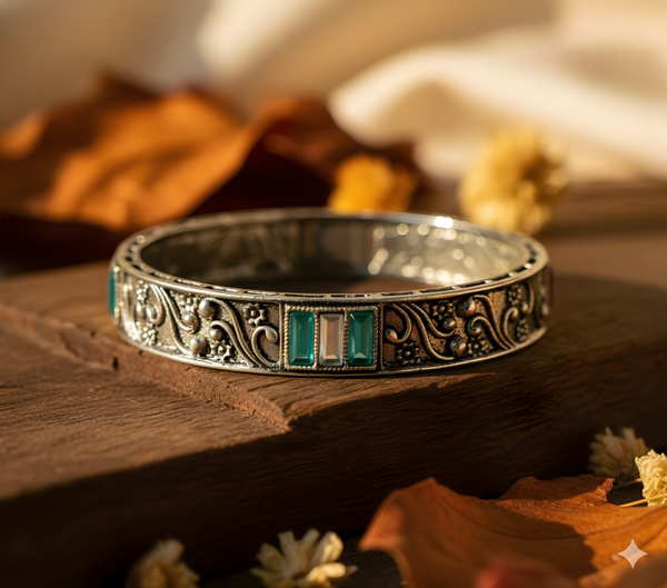 Silver-Plated Bangles for Women – Grace with Every Sparkle