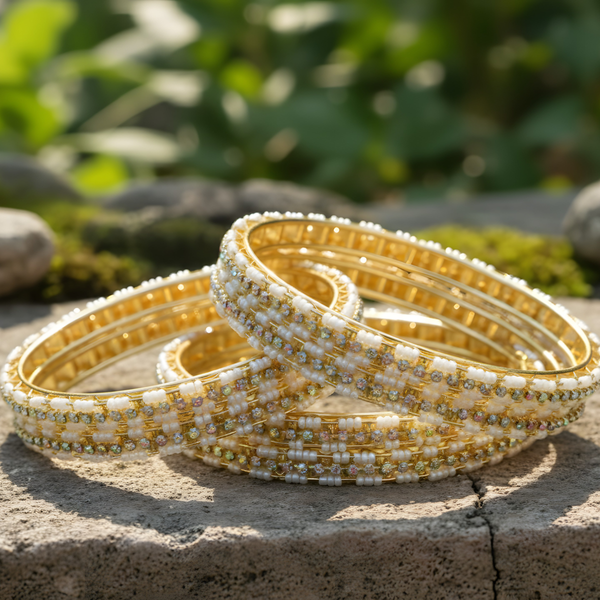 Stylish Gold-Plated Bangles for Women – Elevate Your Everyday Elegance