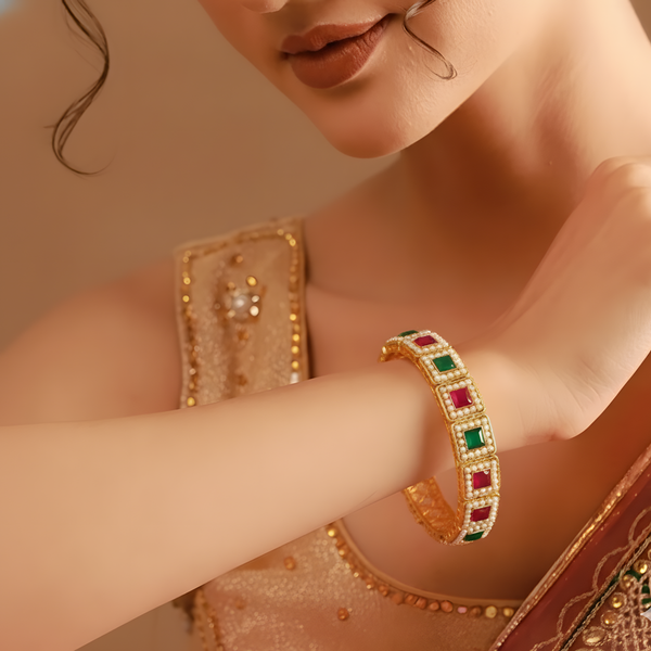 Elegant Gold-Plated Bangle for Timeless Style and Charm