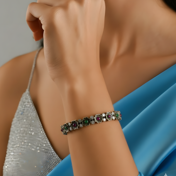 Silver-Plated Bangles for Women – Grace with Every Sparkle