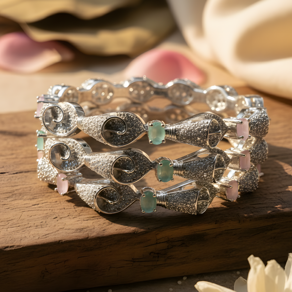 Bangles Jewelry - Elegant and Stylish Bangles for Every Occasion Silver Plated