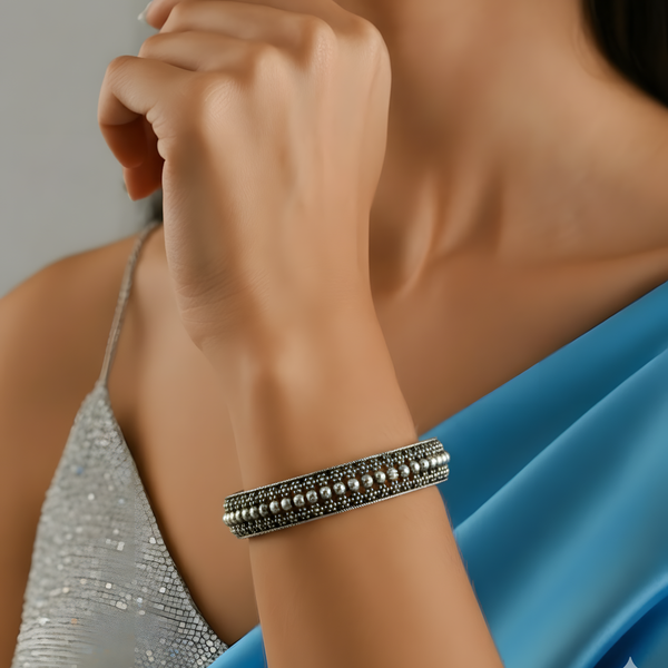 Silver-Plated Bangles for Women – Grace with Every Sparkle