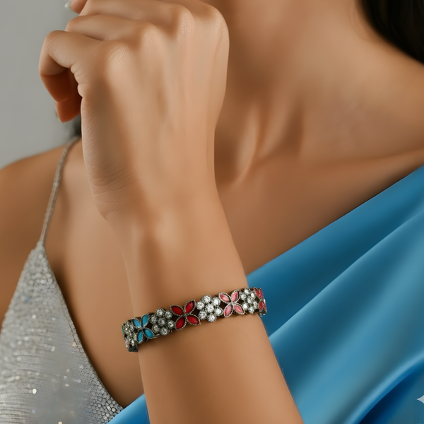 Silver-Plated Bangles for Women – Grace with Every Sparkle