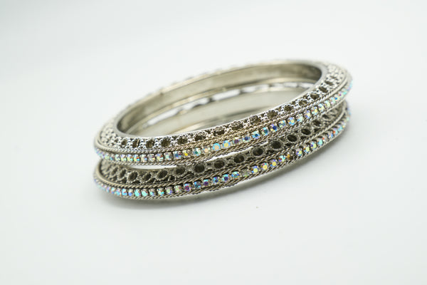 Gold Charm Bangle - Victorian Jaipur