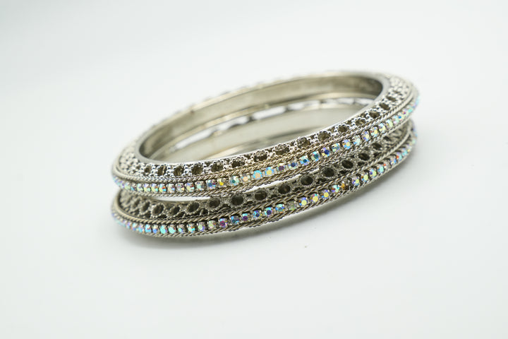 Gold Charm Bangle - Victorian Jaipur