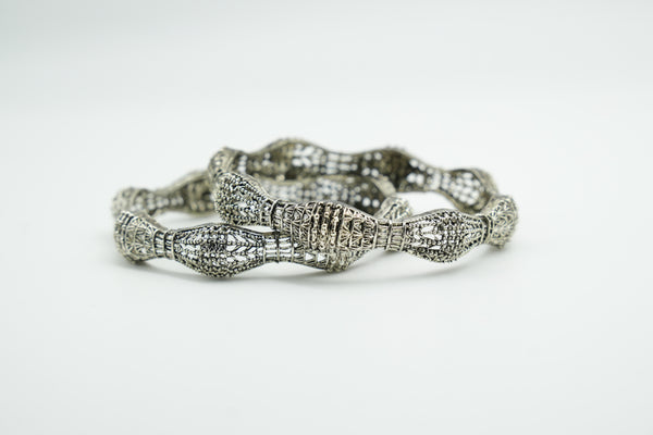 Gold Charm Bangle - Victorian Jaipur