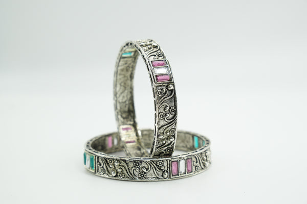 Gold Charm Bangle - Victorian Jaipur