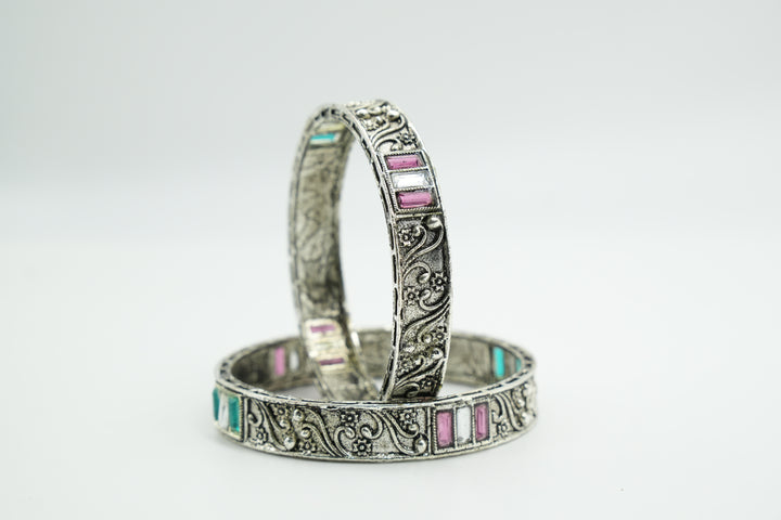 Gold Charm Bangle - Victorian Jaipur
