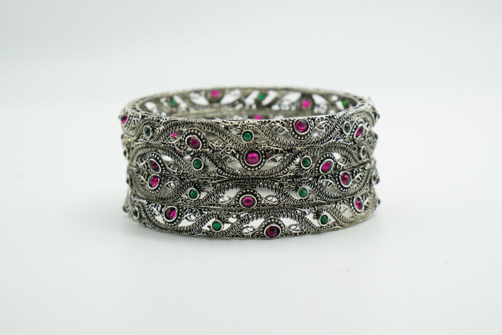 Elegant Gold-Plated bangle - Victorian Jaipur