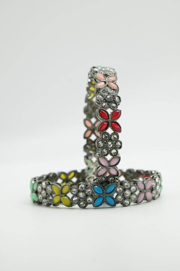 Elegant Gold-Plated bangle - Victorian Jaipur