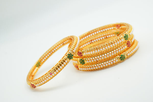 Antique Oxidized Bangles - Victorian Jaipur